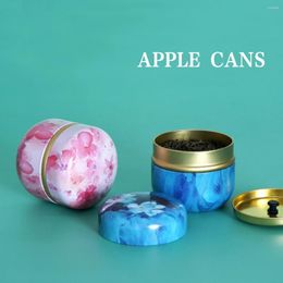 Storage Bottles Tea Container Coffee Tins Flowers Pattern Food Box For Candy Chocolate Sugar Bowl Spices Candle Bottle