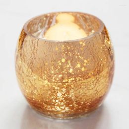 Candle Holders Vase Nordic Wedding Holder Glass Gold Birthday Small Tealight Bars Modern Kerzenhalter Home Decoration