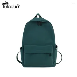 Backpack Large Girls School Bags For Teenagers Backpacks Nylon Waterproof Teen Student Book Bag Big College Leisure Schoobag Blue 2024