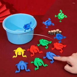 Party Favor 12PCS Novelty Jumping Frog Bounce Family Classic Toy Kid Gift Kindergarten Game Giveaways Children Birthday