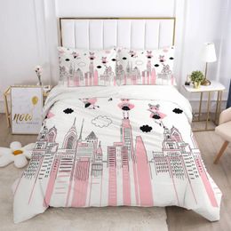 Bedding Sets Girl Princess Cartoon Set For Baby Kids Children Crib Duvet Cover Pillowcase Blanket Quilt Cute Superwoman