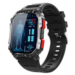 2024 relógios inteligentes novos relógios inteligentes F407 Bluetooth CHAMADA TRÊS DEFENSÃO Freqüência cardíaca impermeável ao ar livre e de monitoramento de sangue Etapa de etapa de relógio