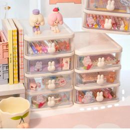 Storage Boxes Stationery Box Desktop Student Ins Drawer Pen Cabinet Office Tape Hair Accessories Sundries Organiser