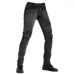 Motorcycle Apparel VOLERO 2024 Men's Pants Jeans Protective Gear Riding Travel Trousers Belt Retro