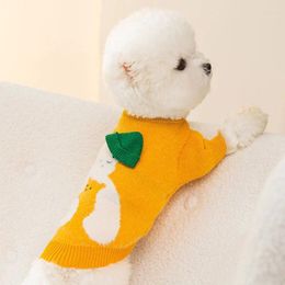 Dog Apparel Cute Hugging Bear Clothes 3D Hat Sweater Teddy Warm Clothing Cartoon Two Legged Puppy Soft Knit Pullover