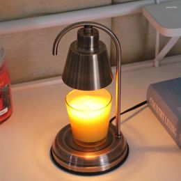 Candle Holders Dimmable Luxury Electric Intelligent Wax Melt Lamp Brass Metal Holder Home Decor Candelabros Table Centrepiece AH50CH