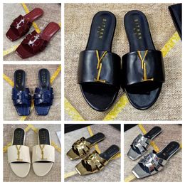 Designer Slippers Y+5L Sandals Slides Platform Outdoor Fashion Wedges Shoes for Women Non-slip Leisure Ladies Slipper Casual Summer Wide Flat Flip Flops Slipper