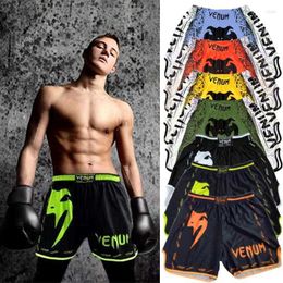 Men's Shorts Mens Shorts Training Muay Thai Fighting Fitness Combat Sports Pants Printed Boxing Clothing Mma Sweatpants Pretorian Boxeo3xzm