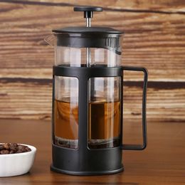 350ML/600ML/800ML/1000ML Coffee Maker French Press Philtre Tea Brewer Coffeeware Teaware Glass Pot Coffee Maker Hand Punch Pot 240510