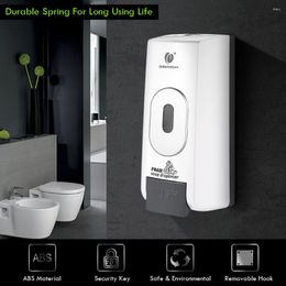 Liquid Soap Dispenser 500ml Wall Mounted Manual Foaming Hand Cleanser Washroom Lotion Foam For Bathroom El