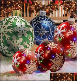 Christmas Decorations Festive Party Supplies Home Garden Balls Tree Xmas Gift Decor For Outdoor Pvc Inflatable Toys A02 Drop Del6731552