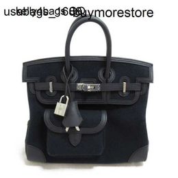 Designer Bags Cargo Canvas Montage Leather Quality Handbag 25 cargo hand B Swift leather Blue marine SHW Usedwith logo