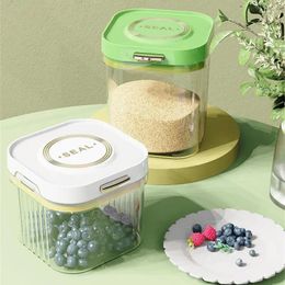 Storage Bottles Save Space Transparent Grain Tank High Quality Sealed Cereal Container For Kitchen Use Counter Easy To Clean
