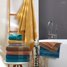 Towel 1 Piece 80x160cm Big Cotton Bath Towels Chic Solid Home El Travel General Use 31.5"x63" 640g Healthy Comfortable Soft