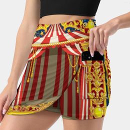 Skirts Carnival Circus Korean Fashion Skirt Summer For Women Light Proof Trouser Vintage Brazil Mardi