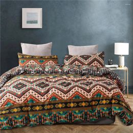 Bedding Sets 2/3pcs Passionate National Style Duvet Cover Set Bohemian Home Bed Pillow Case Linen Linens