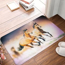 Carpets Galloping Horse Run Quickly Non-slip Doormat Perfect Gift For Lovers Bath Kitchen Mat Prayer Carpet Indoor Modern Decor