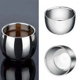 Mugs Coffee Milk Stainless Steel Espresso Mini Thickened Double Layer Soap Cup Heat Insulation Smooth Shaving Mug Bowl Pitcher