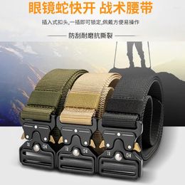 Waist Support Buckle Tactical Belt Imitating Nylon Functional Men'S Military Fan Multi-Functional Outdoor 3.8 Combat