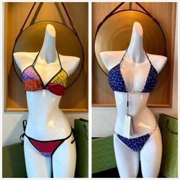 Bathing Suit Bikini Designer Swimsuit Swimwear Printed Tie Mesh Dress Sexy Three Piece Set Pleated Triangle Vintage Floral Luxury R1 ggitys FR0E