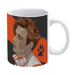 Mugs Neil Josten White Mug Coffee Afternoon Tea Christmas Cups Ceramic 330ml For Aftg Foxhole Court All Fo