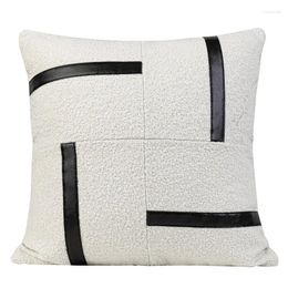 Pillow Cover Art Geometric Splicing Style Modern Design Minimalist Bedroom Sofa Office Pillowcase Creative Soft 45