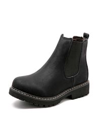 Boots Men Winter Shoes Black Split Leather Boots Mens Warm Plush Winter Boots For Men9765035