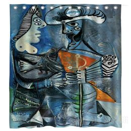 Shower Curtains Picasso Mosqueteros Curtain Bathroom Accessories