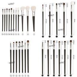 shinedo Brush Set Power Blending Eyeshadow Matte Black Color Goat Hair Beauty Make Up Original edition