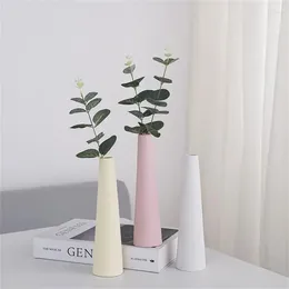 Vases Unique Home Decoration Ins Wind Modern Vase Flower Arrangement Decorative Ceramic With High Appearance Value