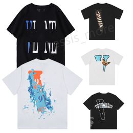 Summer graphic tee Mens Designer t shirt women High Street tshirt lone Fashion leisure loose Cotton letters print Luxury trend Lovers tops Clothes