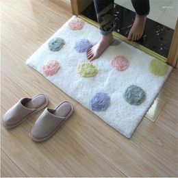 Carpets Cartoon Soft Pad Water Absorption Thick Micro Fabric Carpet Bath Mat Living Bedroom Anti-slip Chair Rug