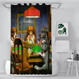 Shower Curtains C M Coolidge A Friend In Need Waterproof Fabric Funny Bathroom Decor With Hooks Home Accessories