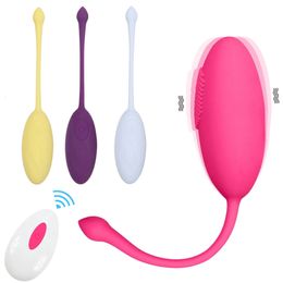 Wireless Remote Control Vibrating Egg Powerful Sexy Toys for Couples GSpot Bullet Vibrator Clitoris Stimulator Love Adults 240507