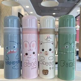 Water Bottles Stainless Steel Cup Easy To Clean Fun Insulation Bottle Kettle For Children Fashionable And Cold Drink