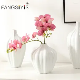 Decorative Flowers 70 Cm 3D Printing 7 Heads Phalaenopsis Home Accessories Ornaments Artificial Desktop Decoration Window Layout