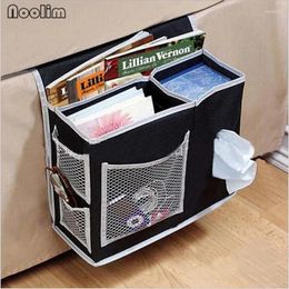 Storage Bags NOOLIM Bed Sofa Hanging Bag Bedside Sundries Pocket Toy Books Magazines Phone For Wardrobe Pouch Travel Organise