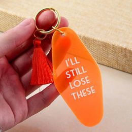 Keychains Personalized Motel Tassel Keychain