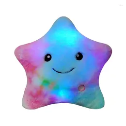 Party Favor Cute Led Light Star Pillow Stuffed Soft Luminous Throw Cushion With Colorful Child Girls Christmas Gift