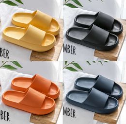 2024 Slippers for men women Solid Colour hots low soft black white Light Sea Greens Multi walking mens womens shoes trainers GAI-78955