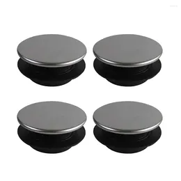 Kitchen Faucets 4pcs Stainless Steel Sink Tap Hole Cover Soap Dispenser Decorative (Installing For