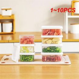 Storage Bottles 1-10PCS Refrigerator Box Vegetables Sealed Keeper Fresh-keeping For Fruit Kitchen Organizer Container