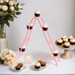 Kitchen Storage European Style Dessert Display Rack Iron Art Pink/white Figure Stand Garage Kits