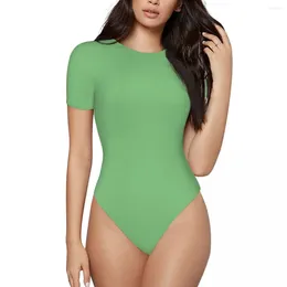 Women's Swimwear One Piece Swimsuits For Women Crew Neck Bathing Suit Girl's Short-Sleeved Gifts Birthday Holiday585670638