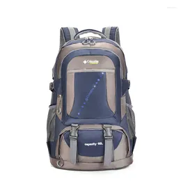 Backpack Fashion Sport For Teenager 2024 Outdoor Hiking Rucksack Man Deep Blue Youth Schoolbag Women Camping Back Pack Male