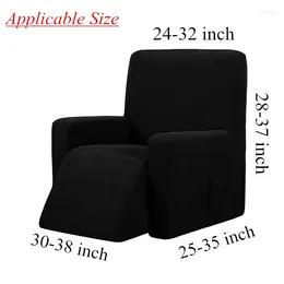 Chair Covers Recliner Stretch Jacquard Slipcovers For Living Room Soft Protector With Pocket