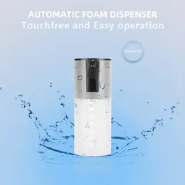 Liquid Soap Dispenser Bathroom Accessories Inductive Automatic Portable 350ml Foam Dispensers Convenient