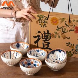 Bowls Bowl Creative Underglaze Colour Process Ceramic Gift Baby Adult Dish Japanese Style Luxury Tableware Set Cute Soup