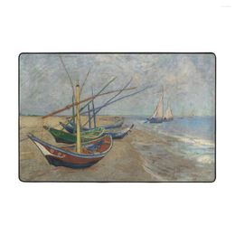 Carpets St Mary's Beach Doormat Carpet Mat Rug Polyester Non-Slip Floor Decor Bath Bathroom Kitchen Bedroom 60x90