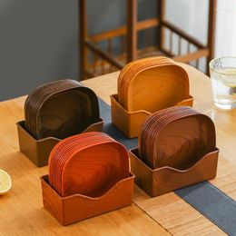 Plates Kitchen Bowl Dish Dinnerware Storage Tray Wood Grain Square Plate Dried Fruit Cake Snack Tableware